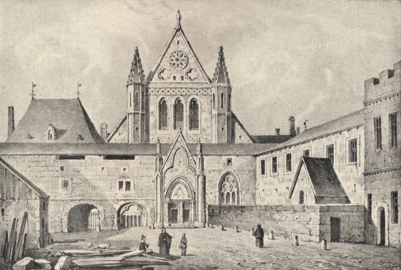 The Carmelite monastery on the Rue d'Enfer, Paris, 1915. Artist: Unknown.