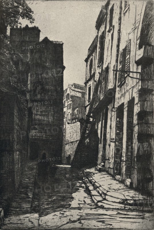 'Rue des Pretres-St Séverin', 1915.