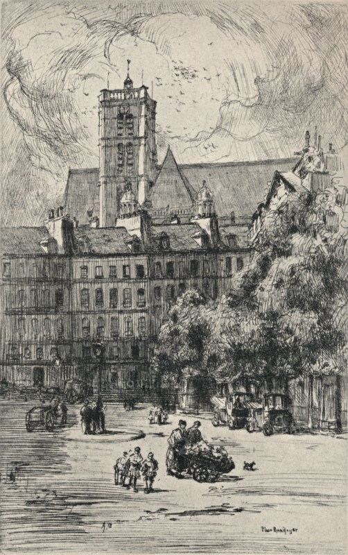 'Place Baudoyer', 1915. Artist: Frank Milton Armington.
