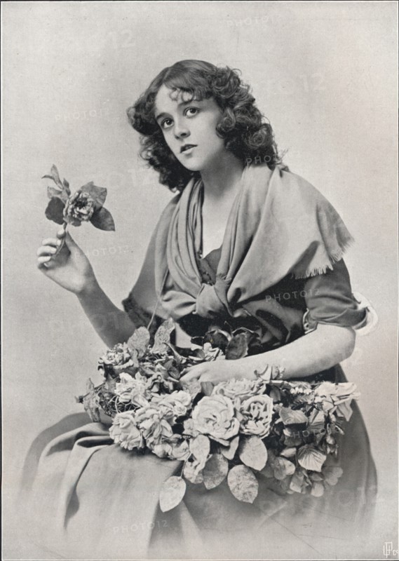 'The Flower Girl', c1903. Artist: Karl Anton.