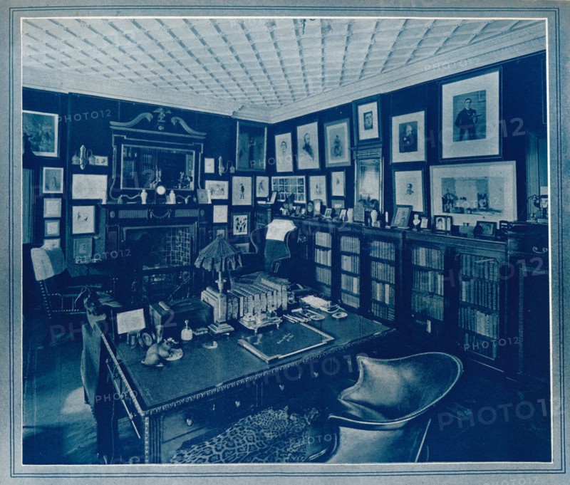 'Mr. A. W. Pinero's Study', c1903. Artist: AJ Campbell & E Gray.