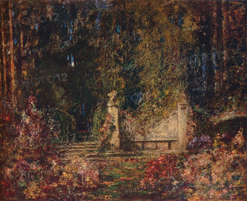 'The Garden of Memory', c1912. Artist: Thomas Mostyn.
