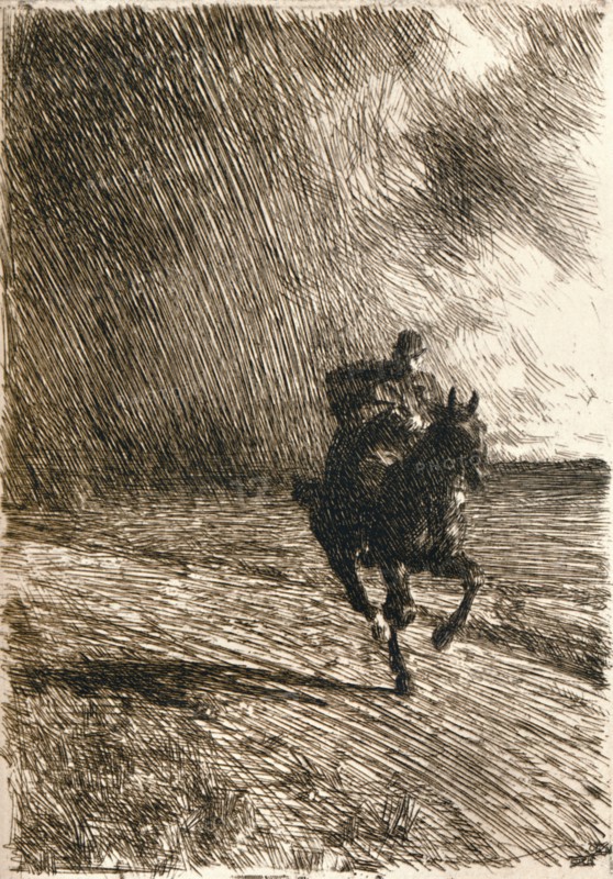 'The Storm', 1891. Artist: Anders Leonard Zorn.