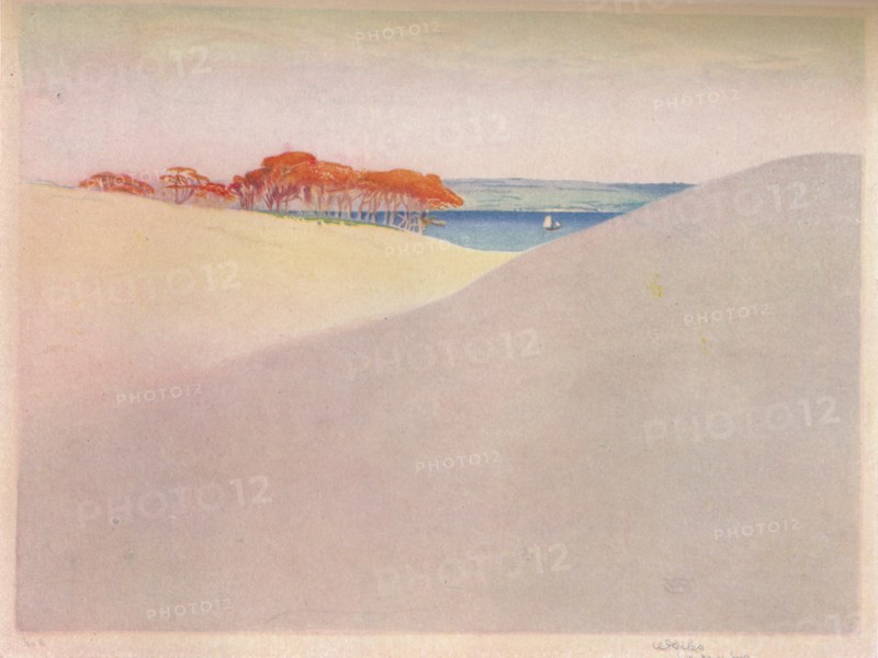 'Sand Dunes, Denmark', c1917. Artist: William Giles.