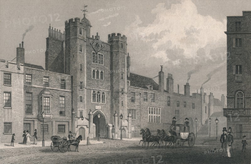 'St James's Palace, Pall Mall', c19th century. Artist: Unknown.