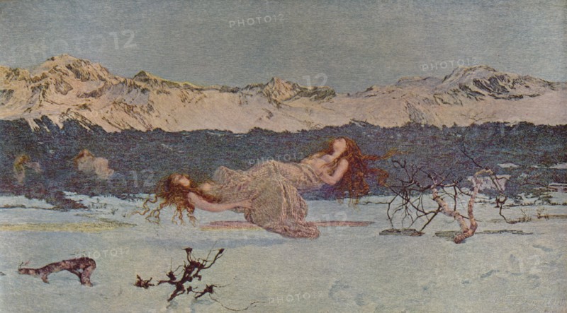 'The Punishment of Luxury', 1891 (1935). Artist: Giovanni Segantini.