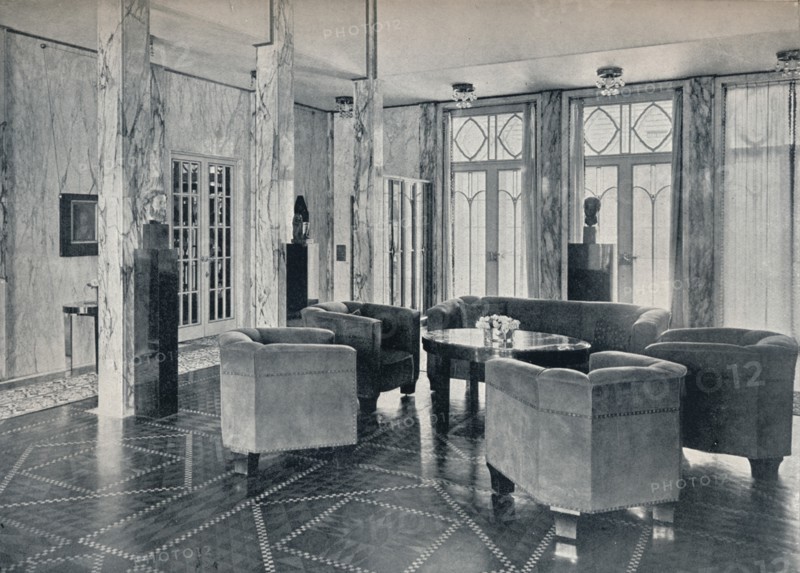 'The Hall of the Stoclet Palace, Brussels, Belgium', c1914. Artist: Unknown.