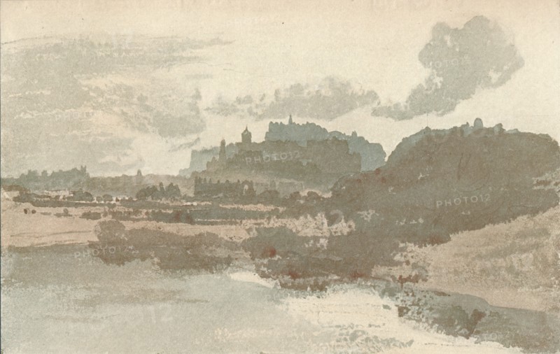 'Edinburgh: From St. Margaret's Loch', 1909. Artist: JMW Turner.