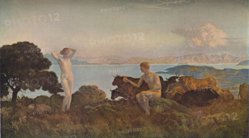 'Le Jugement de Paris', c1909. Artist: Emile-Rene Menard.