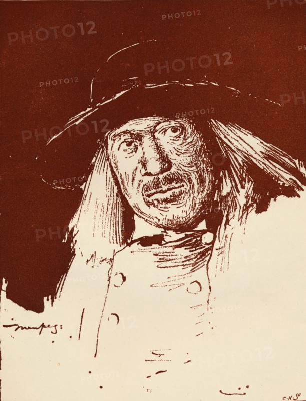 'A Brittany Peasant', c1898. Artist: Mortimer Luddington Menpes.
