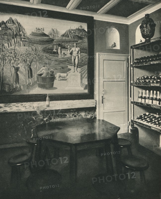 'Cellar in the House of Sig. Borletti', c1927. Artist: Unknown.