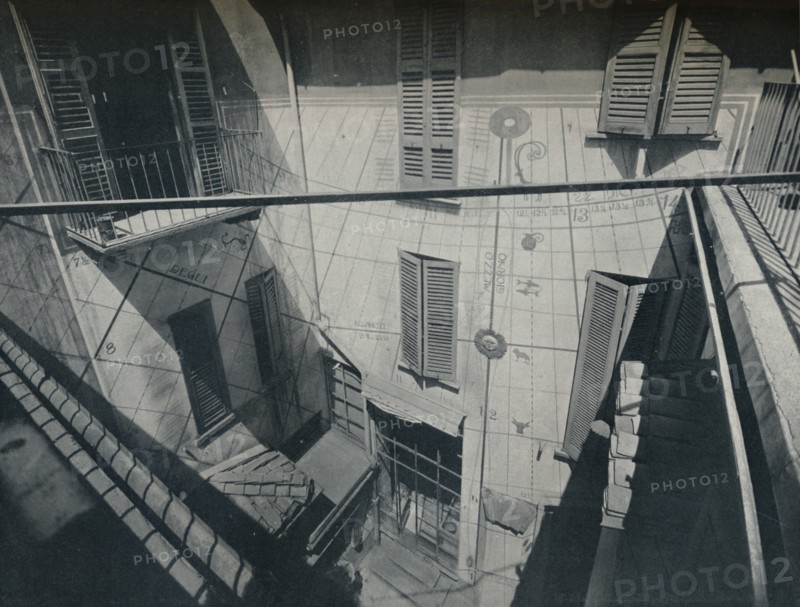 'An old Sundial adapted by the Architect P. Portaluppi for the decoration of the walls of a courtyar Artists: Unknown, Piero Portaluppi.