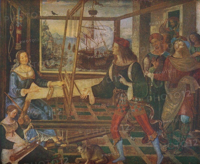 'The Return of Odysseus', c1508. Artist: Bernardino Pinturicchio.