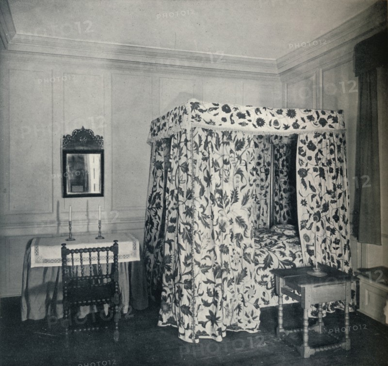 'A Bedroom from the House of Major Nicholas Sewall, at Secretary', 1930. Artist: Unknown.