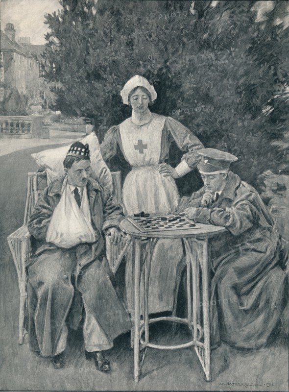 'A Study of Strategy - Stage VI' c1920. Artist: William Hatherell.