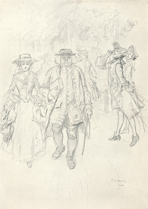 'Running The Gauntlet - Stage II', c1920. Artist: Charles Edmund Brock.