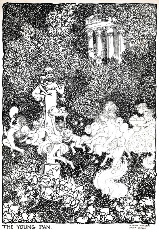 'The Young Pan - Stage One', c1920. Artist: W Heath Robinson.