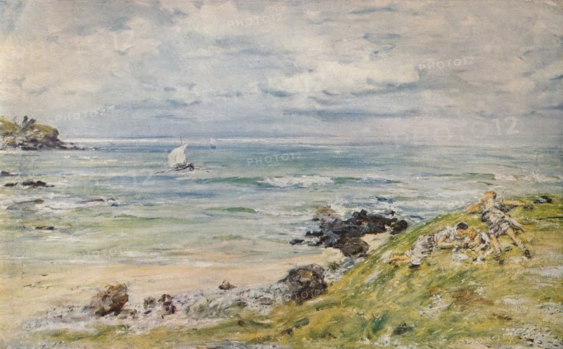 'The Coming of St. Columba', 1895 (1935). Artist: William McTaggart.