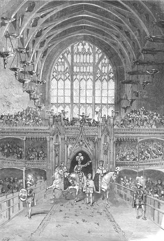 Coronation of George IV in Westminster Hall, 1897.