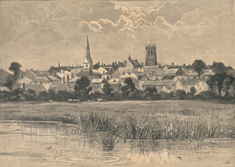 View of Dorchester, 19th century. Artist: Unknown.