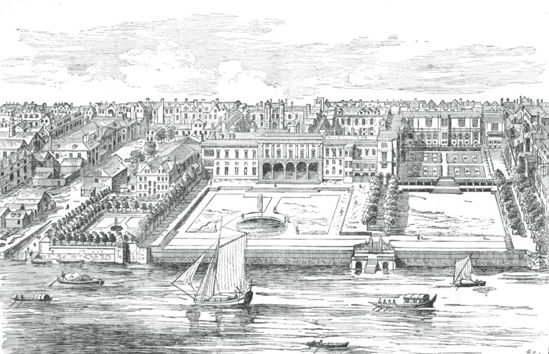 Somerset House, 1755 (1897). Artist: Unknown.