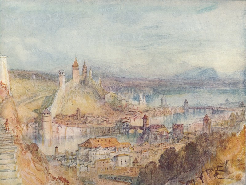 'Lucerne', 1909. Artist: JMW Turner.