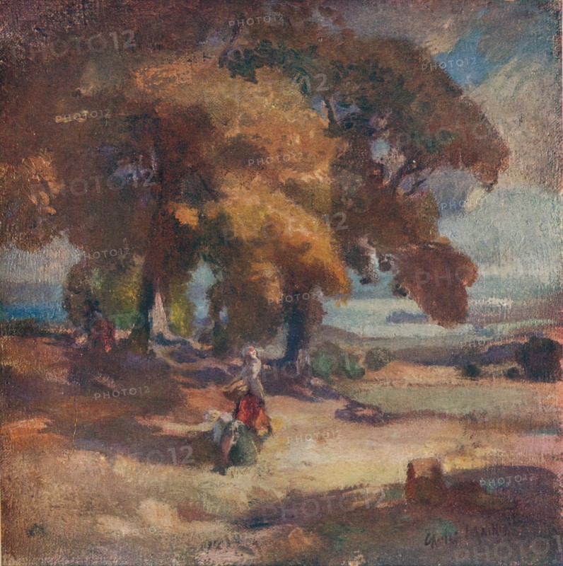 'The Nut Gatherers', c1902. Artist: Charles Hodge Mackie.
