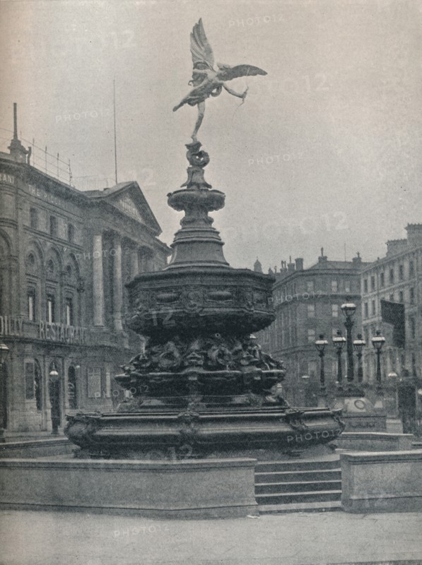 'Shaftesbury Memorial Fountain', c1909. Artist: Frederick Hollyer.
