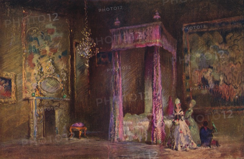 'The Queen's Bedchamber', c1916. Artist: George Sheringham.