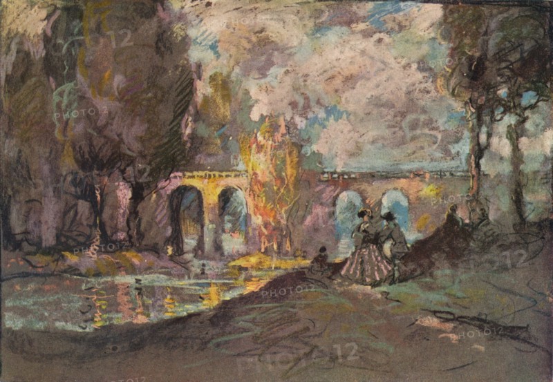 'A Landscape Time Sketch', c1916. Artist: George Sheringham.