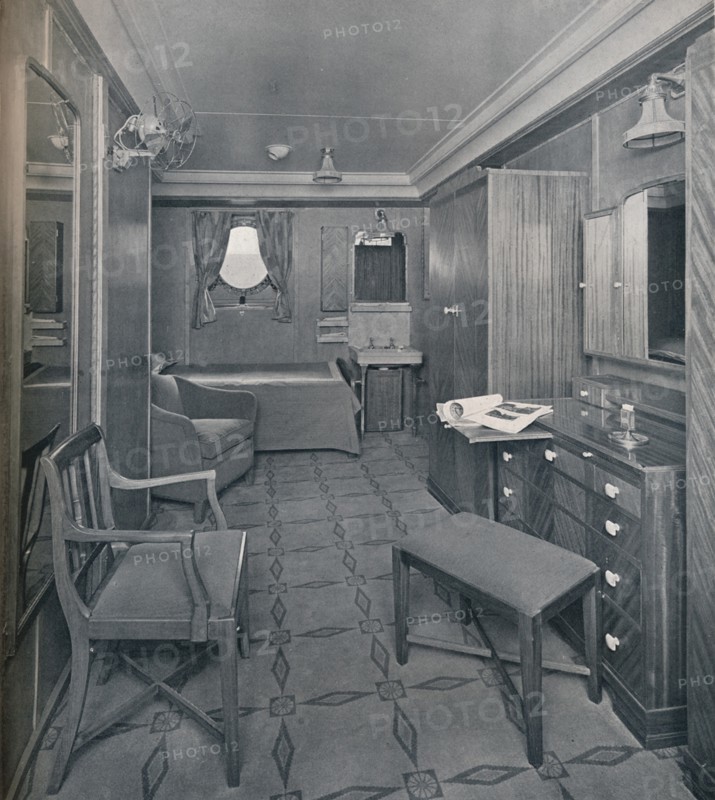 'Apartments in the First Class area on board the  S.S. Empress of Britain', 1931. Artist: Stewart Bale Limited.