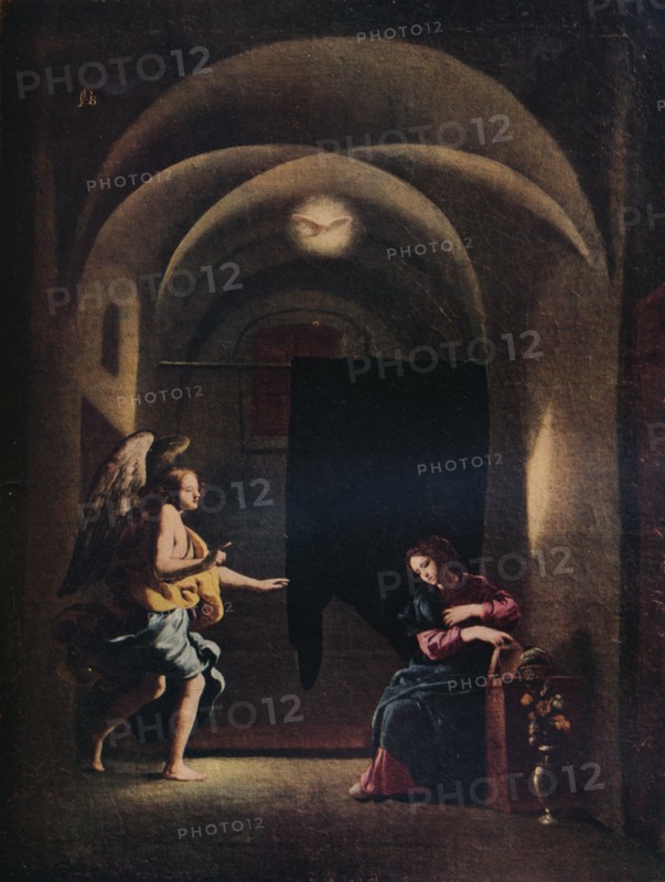 'The Annunciation', c1625-1630 (1931). Artist: Giovanni Battista Caracciolo.