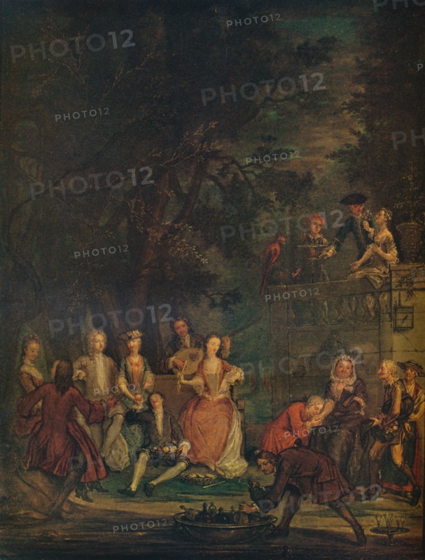'A Conversation Piece', c1700 (1931). Artist: Marcellus Laroon the Younger.