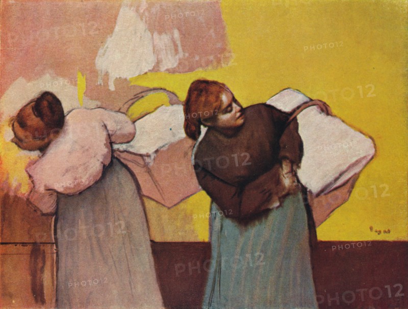 'Les Blanchisseuses', c1878. Artist: Edgar Degas.