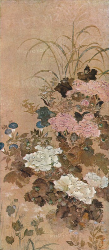 'Summer Flowers', c1615. Artist: Sôtatsu.