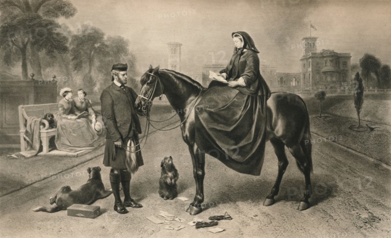 'Queen Victoria at Osborne House', 1865 (1906). Artist: Unknown.