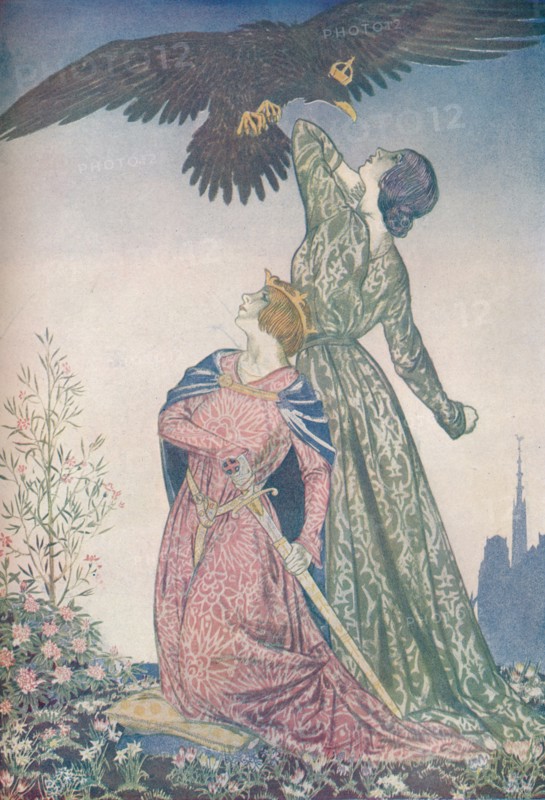 'United Defence Against Aggression', c1917. Artist: Francis Ernest Jackson.