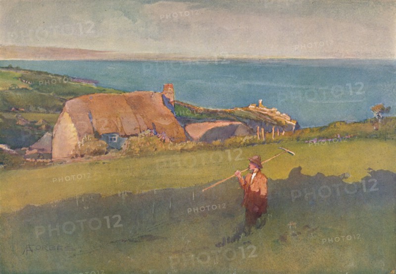 'Across Mounts Bay', c1880. Artist: Elizabeth Adela Forbes.