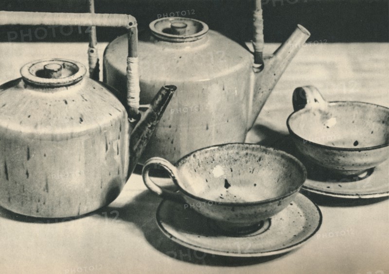 'Part of Tea Service by the Werkstatten der Stadt Halle', 1928. Artist: Unknown.