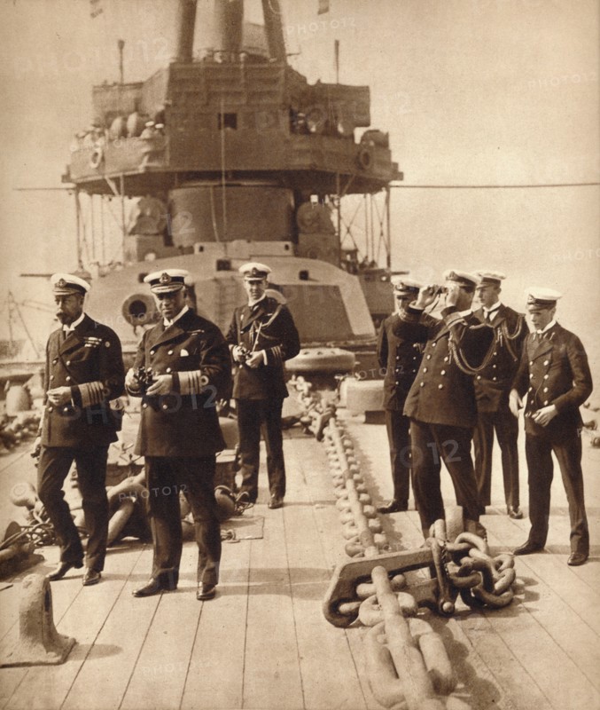 King George V aboard HMS Neptune, 1910s (1935). Artist: Unknown.