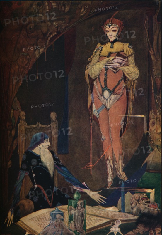 'Faust Illustration', 1925. Artist: Harry Clarke.