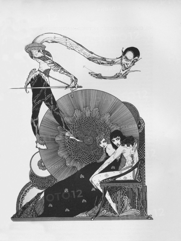 'Half-Title of Goethe's Faust', 1925. Artist: Harry Clarke.