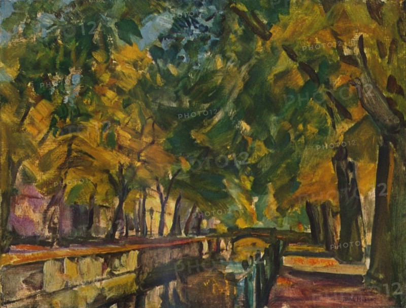 'Canal at Potsdam', c1926. Artist: Ulrich Hubner.