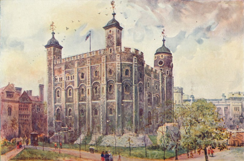 The White Tower, Tower of London, 1906. Artist: Unknown.