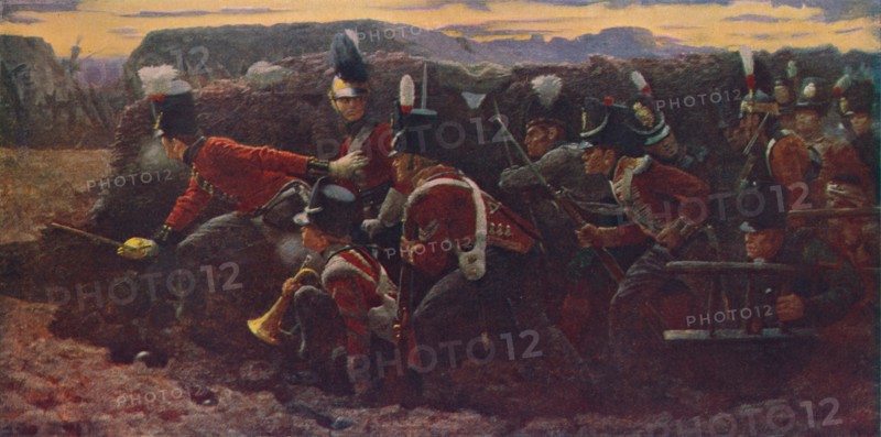 'The Forlorn Hope At Badajos', 1906. Artist: Vereker Monteith Hamilton.