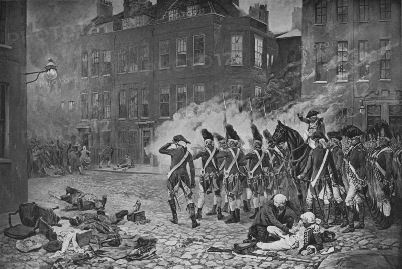 The Gordon Riots, London, 1780 (1905).  Artist: Unknown.