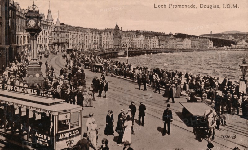 Loch Promenade, Douglas, Isle of Man, c1920. Artist: Unknown.
