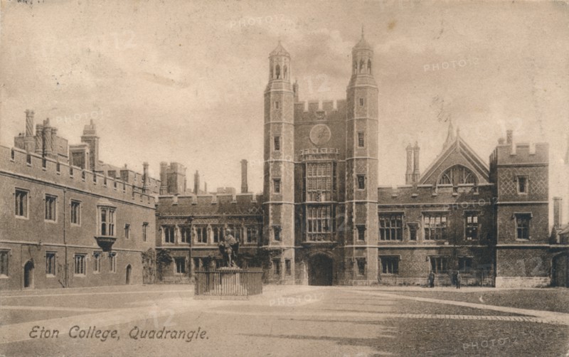 Quadrangle, Eton College, Berkshire, c1905. Artist: Unknown.