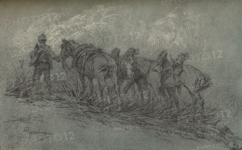 Chalk study by Vittorio Guaccimanni, c1900. Artist: Vittorio Guaccimanni.