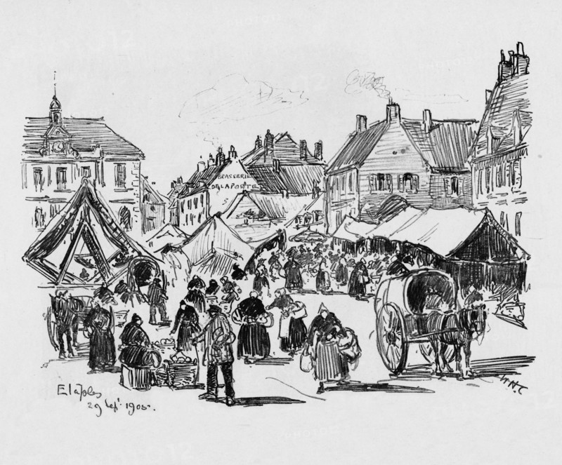 'Etaples', c1906. Artist: William Henry Charlton.